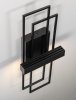 Nowoczesny kinkiet LED geometryczny prostokąty designerski klasyczny podświetlający ścianę ściemnialny LONVILA LE45476 Luces Exclusivas